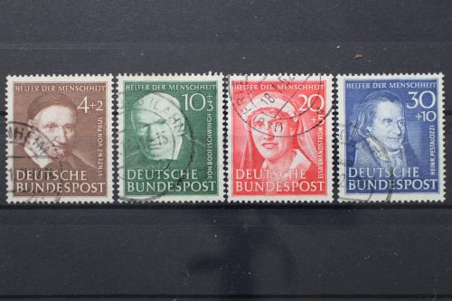 Deutschland (BRD), MiNr. 143-146, gestempelt