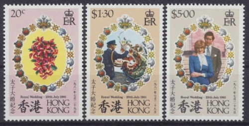 Hongkong,, MiNr. 372-374, postfrisch