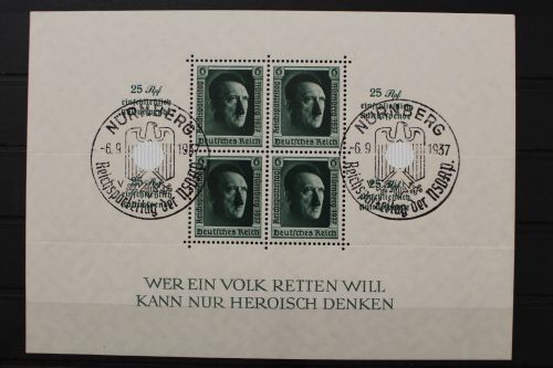Deutsches Reich, MiNr. Block 11, gestempelt, BPP Signatur