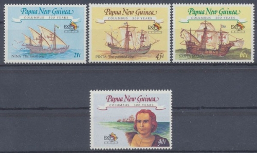 Papua Neuguinea, Schiffe, MiNr. 651-654, postfrisch