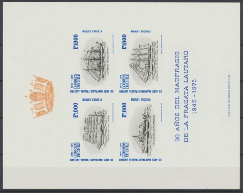 Chile, MiNr. 838-841, Gedenkblatt