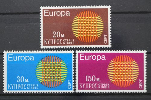 Zypern, MiNr. 332-334, postfrisch