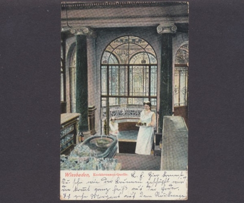 Wiesbaden, 4 alte Ansichtskarten, um 1900