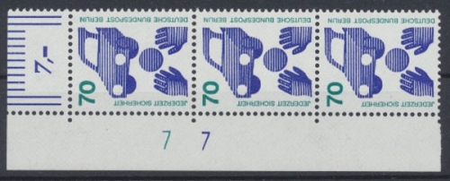 Berlin, Michel Nr. 453 DZ 7 / 7, postfrisch