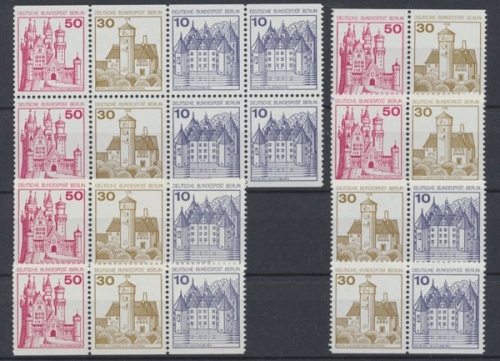 Berlin, Michel Nr. W 61 - W 66 + H - Blatt 18, postfrisch / MNH