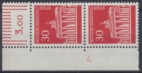 Berlin, Michel Nr.288 DZ, postfrisch / MNH