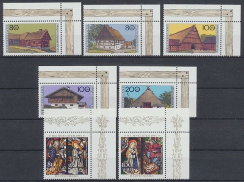 Deutschland (BRD), Michel Nr. 1819-1823 + 1831-1832, postfrisch