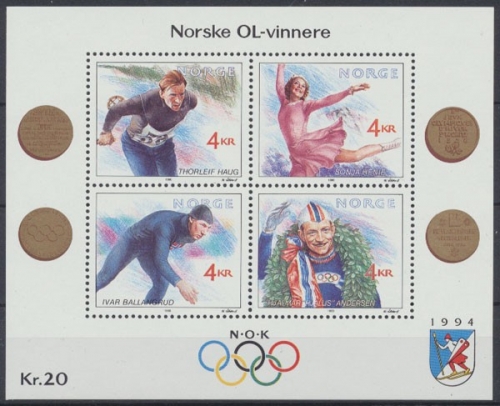 Norwegen, MiNr. Block 14, postfrisch