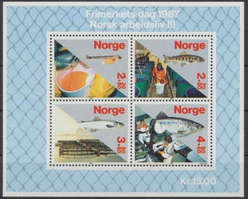 Norwegen, MiNr. Block 8, postfrisch