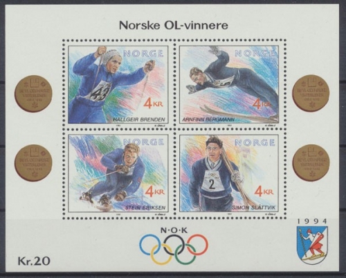 Norwegen, MiNr. Block 17, postfrisch