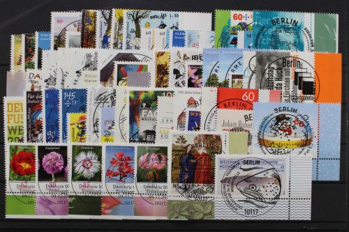 Deutschland (BRD), MiNr. 3047-3121 ohne skl, Ecken rechts unten, ESST