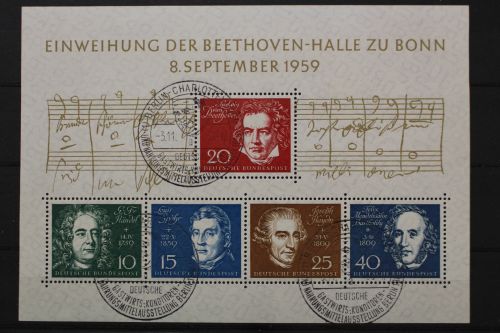 Deutschland (BRD), MiNr. Block 2, SST Berlin Charlottenburg, gestempelt