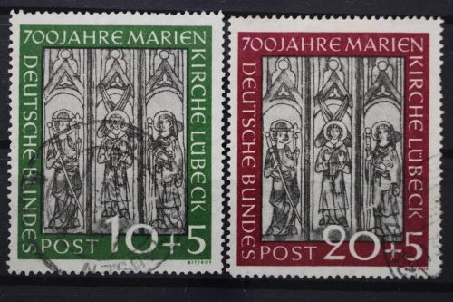Deutschland (BRD), MiNr. 139-140, gestempelt