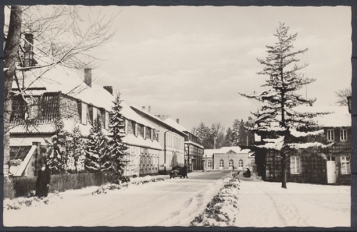 Bad Driburg, Strassenansicht im Winter