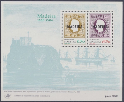 Madeira, Michel Nr. Block 1, postfrisch/MNH