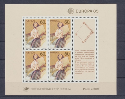 Portugal, MiNr. Block 47, postfrisch