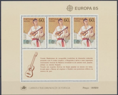 Madeira, MiNr. Block 6, postfrisch