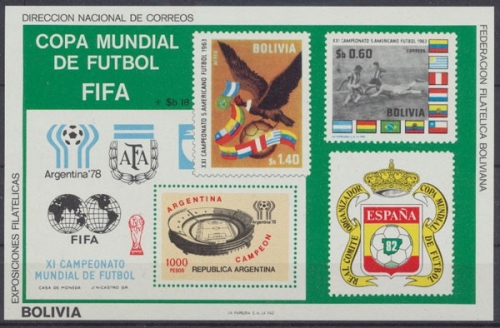 Bolivien, Michel Nr. Block 96, postfrisch / MNH