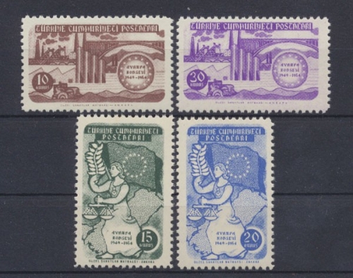 Türkei, MiNr. 1391-1394, postfrisch
