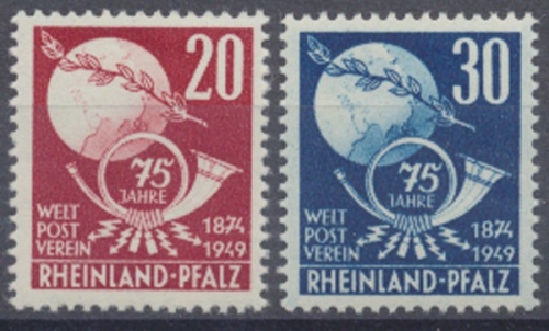 Französische Zone Rheinland Pfalz, MiNr. 51-52, postfrisch
