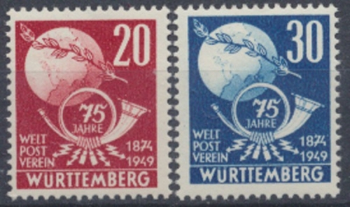 Französische Zone Württemberg, MiNr. 51-52, postfrisch