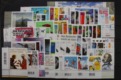 Deutschland, MiNr. 3433-3508, Jahrgang 2019, Ecke li. unten, postfrisch