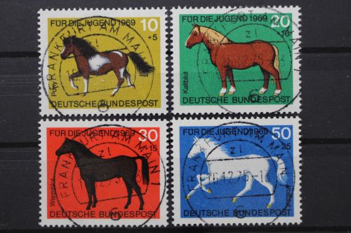 Deutschland (BRD), MiNr. 578-581, zentrisch VS F/M, gestempelt