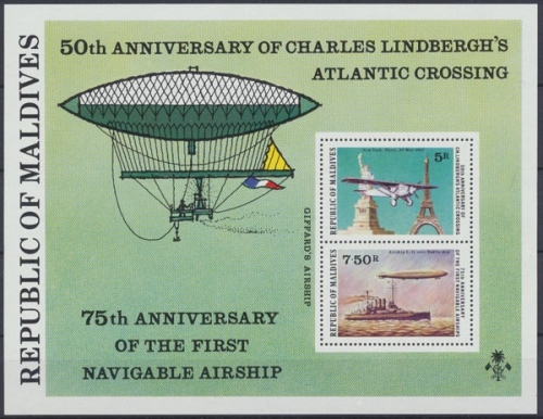 Malediven, Flugzeuge, MiNr. Block 47, postfrisch