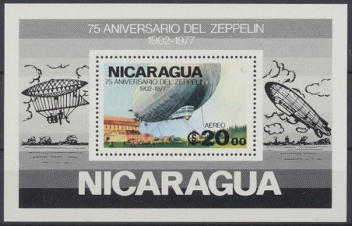 Nicaragua, Michel Nr. Block 100, postfrisch / MNH