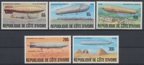Elfenbeinküste, Michel Nr. 517-521, postfrisch / MNH