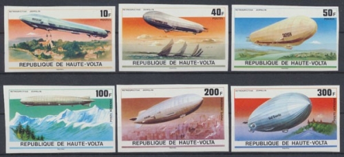 Obervolta, Michel Nr. 625-630 B, postfrisch / MNH