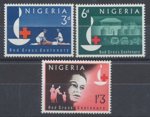 Nigeria, Michel Nr. 138-140, postfrisch / MNH