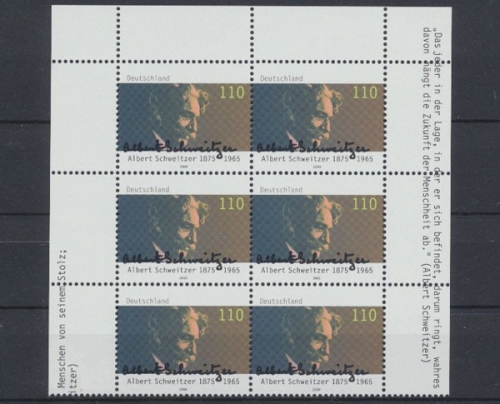 Deutschland (BRD), Michel Nr. 2090 (6), postfrisch / MNH