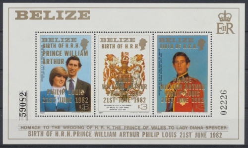 Belize, Michel Nr. Block 54 II, postfrisch / MNH