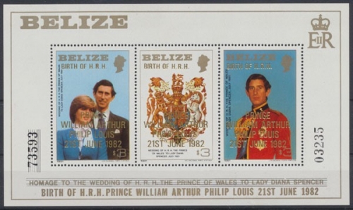 Belize, Michel Nr. Block 54 I, postfrisch / MNH