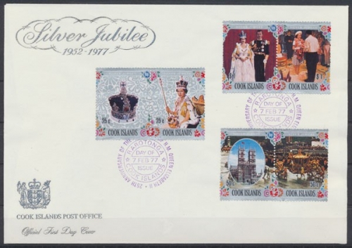 Cook Inseln, Michel Nr. 518-523 Paare, FDC