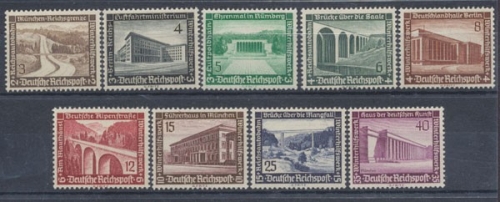 Deutsches Reich, MiNr. 634-642 y, postfrisch