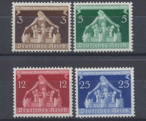 Deutsches Reich, MiNr. 617-620, postfrisch