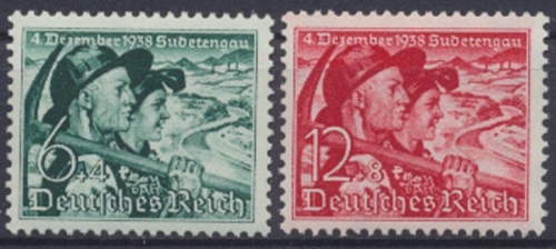 Deutsches Reich,, MiNr. 684-685 y, postfrisch
