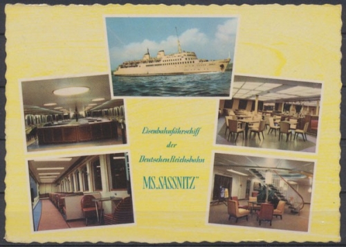 Eisenbahnfährschiff der Deutschen Reichsbahn MS "Sassnitz"