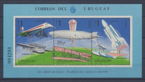 Uruguay, MiNr. Block 38, postfrisch
