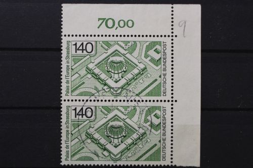 Deutschland (BRD), MiNr. 921, senkr. Paar, Ecke rechts oben, gestempelt
