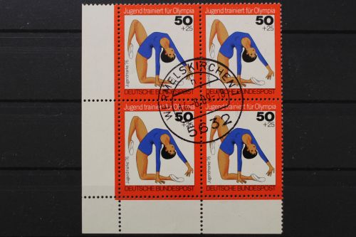 Deutschland (BRD), MiNr. 884, 4er Block, Ecke links unten, gestempelt