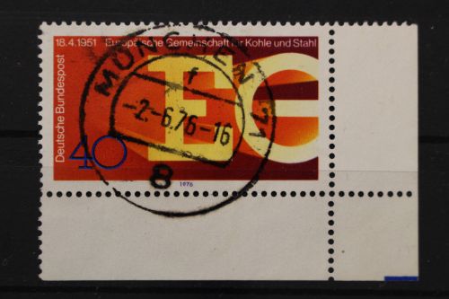 Deutschland (BRD), MiNr. 880, Ecke rechts unten, gestempelt