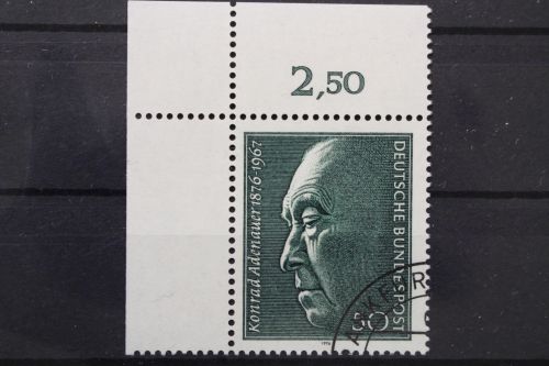 Deutschland (BRD), MiNr. 876, Ecke links oben, gestempelt