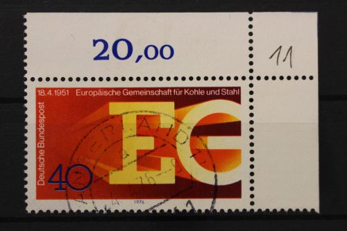 Deutschland (BRD), MiNr. 880, Ecke rechts oben, gestempelt