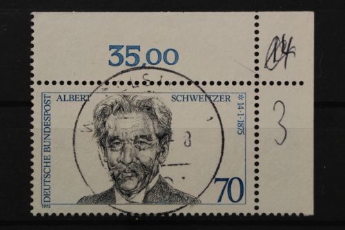 Deutschland (BRD), MiNr. 830, Ecke rechts oben, gestempelt