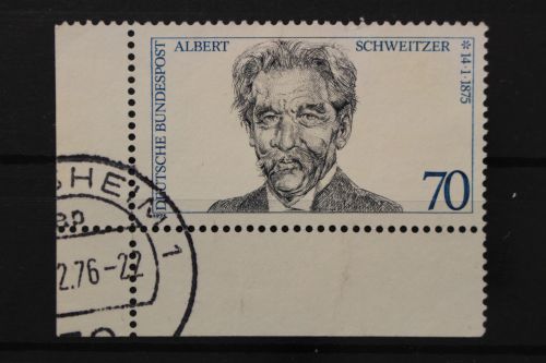 Deutschland (BRD), MiNr. 830, Ecke links unten, gestempelt
