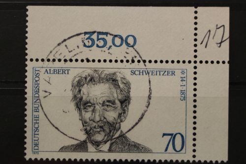 Deutschland (BRD), MiNr. 830, Ecke rechts oben, gestempelt