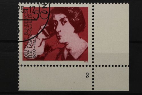 Deutschland (BRD), MiNr. 828, Ecke rechts unten, FN 3, gestempelt
